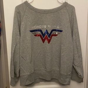 Gap Boat Neck Wonder Woman Sweatshirt